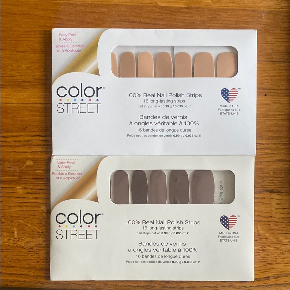 Color Street Nail Polish Strips Set of 2